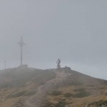 Martin im Hochnebel am Durakopf