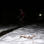 Thompson auf Schneefahrbahn