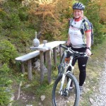 Susi bei der Auffahrt zur Brunstalm