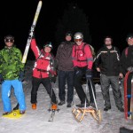 Gruppenfoto ohne Dame