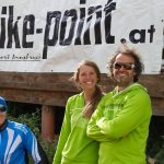 Das Empfangskomitee im Ziel