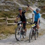 Erfeut über den Zieleinlauf